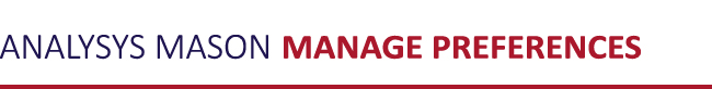 Header image for Analysys Mason preference centre